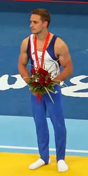 Description de l'image Caranobe Benoît, French artistic gymnast.jpg.