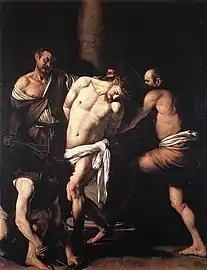 La Flagellation du Christ'par le Caravage, 1607musée de Capodimonte, Naples