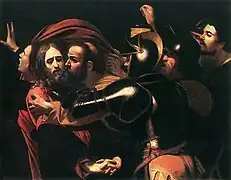L' arrestation du Christ, Le Caravage.