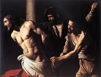 Le Caravage, Le Christ à la colonne, 1607.
