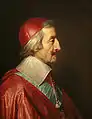 Portrait du cardinal de Richelieu de Philippe de Champaigne.