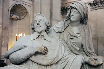 François Girardon, Cénotaphe du cardinal de Richelieu, détail.