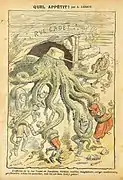 Le Pèlerin, 18 décembre 1904Allégorie du Grand Orient de France dans l'affaire des fiches.