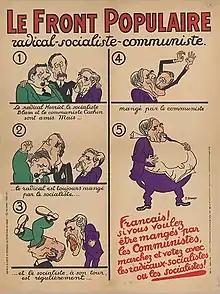 Affiche de 1936 anti-communiste.