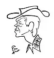 Caricature de Steve McQueen