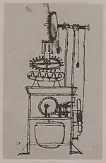 Carillon entraîné hydrauliquement, ca. 1300.