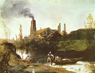 Laminoir à Neustadt-Eberswalde, vers 1830