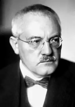 Carl Bosch, ingénieur-chimiste vers 1930.