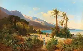 Été sur la Côte d'Azur par Carl Hasch (vers 1890).