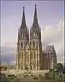 Vue idéalisée de la cathédrale de Cologne, 1834–1836