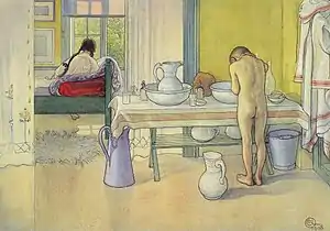 Carl Larsson, Summer Morning, 1908