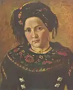 Jeune Femme, Föhr, 1859.