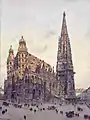 La Stephansplatz et la cathédrale en 1931.