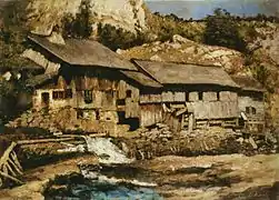 Moulins près du Saut du Doubs (1886) fondation de Poméranie