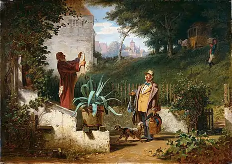 Les Amis d'enfance (vers 1855), Munich, Lenbachhaus.