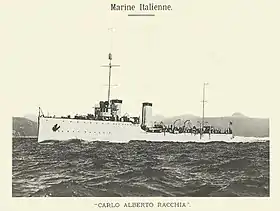 illustration de Carlo Alberto Racchia (destroyer)