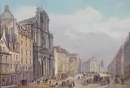 La rue Saint-Antoine, un tableau de Carlo Bossoli réalisé en 1884.