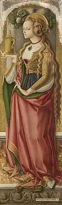 Sainte Marie Madeleine, Carlo Crivelli, Rijksmuseum d'Amsterdam.