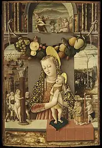 Carlo Crivelli, Vierge à l'Enfant (vers 1460).
