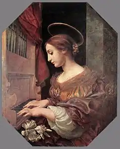 Ste Cécile, 1671Maîtres anciens, Dresde.