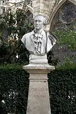 Édouard Fortini, Monument à Carlo Goldoni, 1907, détail.