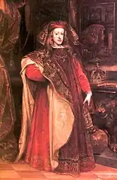 Charles II devant la couronne, par Juan Carreño de Miranda.
