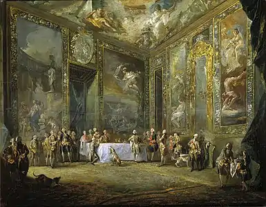 Le Dîner de Charles III devant la cour(v. 1775)Musée du Prado