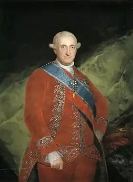 Charles IV, roi d’Espagne ; ancêtre n° 44 dans la numérotation de Sosa-Stradonitz.