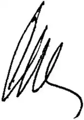 signature de Carlos Alberto Lacoste