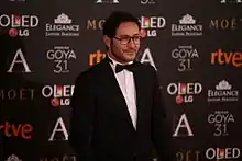 Description de l'image Carlos Santos at Premios Goya 2017.jpg.