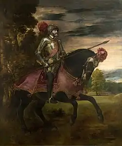 Charles Quint à cheval à Mühlberg (Le Titien), 1548