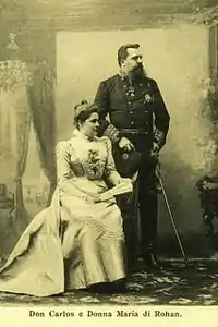Berthe de Rohan et son époux