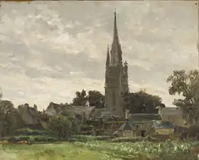 Clocher (environs de Douarnenez) (entre 1877 et 1884), Madrid, musée du Prado.