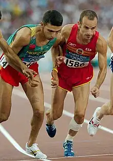 Hicham El Guerrouj, double champion olympique et quadruple champion du monde.