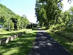 La voie verte en direction de Cazoulès.