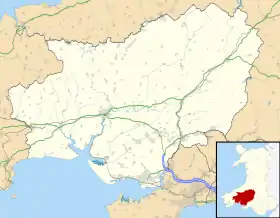 Voir sur la carte administrative du Carmarthenshire