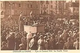 Carnaval de Chalon-sur-Saône - 1936 - La Famille Terrot.