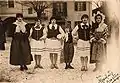 Carnaval, place du marché, Azeglio, près d'Ivrée, 1929.