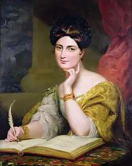 The Hon. Mrs. Caroline Norton, society beauty and author, 1832