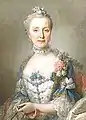 Portrait de Caroline von Schimmelmann, née Tugendreich