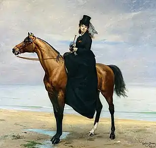 Au bord de la mer, Mademoiselle CroizetteCarolus-Duran, 1873Musée de Tourcoing