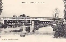 Le Pont de Camon dans les années 1910.