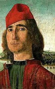 Homme au chapeau rouge, de Vittore Carpaccio