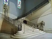 Escalier vu de profil.