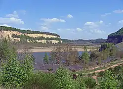 Carrière Barrois, plan d'eau et espaces naturels.