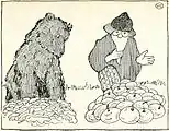 «Мужик и медведь» (Le moujik et l'ours)