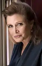 Carrie Fisher, interprète de Leia Organa (ici en 2013).