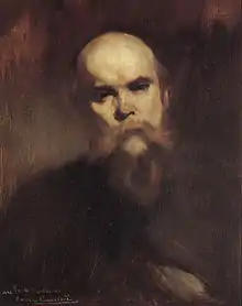 Eugène Carrière, Portrait de Paul Verlaine (1891), Paris, musée d'Orsay.