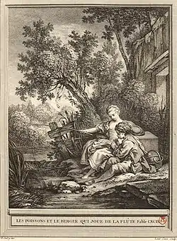 Image illustrative de l’article Les Poissons et le Berger qui joue de la flûte