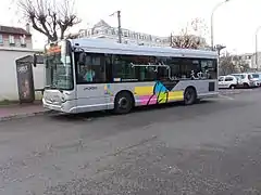 Le GX 127 no 899 du réseau Valbus en gare de Franconville - Le Plessis-Bouchard.